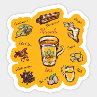 Masala Tea Sticker